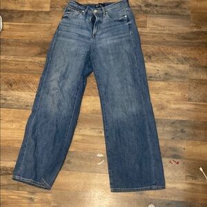 GAP Women's Blue Flare & Wide Leg Jeans